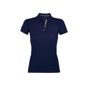 Polo Sol’s PORTLAND WOMEN en color French marino, vista frontal