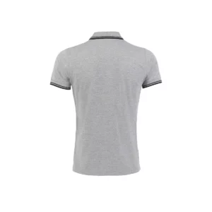 Polo Sol’s PASADENA MEN en color Gris/Azul marino, vista trasera