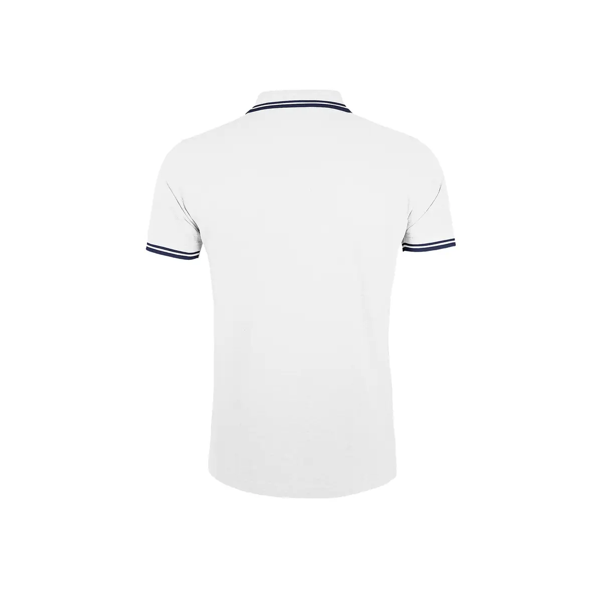Polo hombre SOL’S PASADENA MEN 00577 23 Polo Sol’s PASADENA MEN en color Blanco/Azul marino, vista trasera