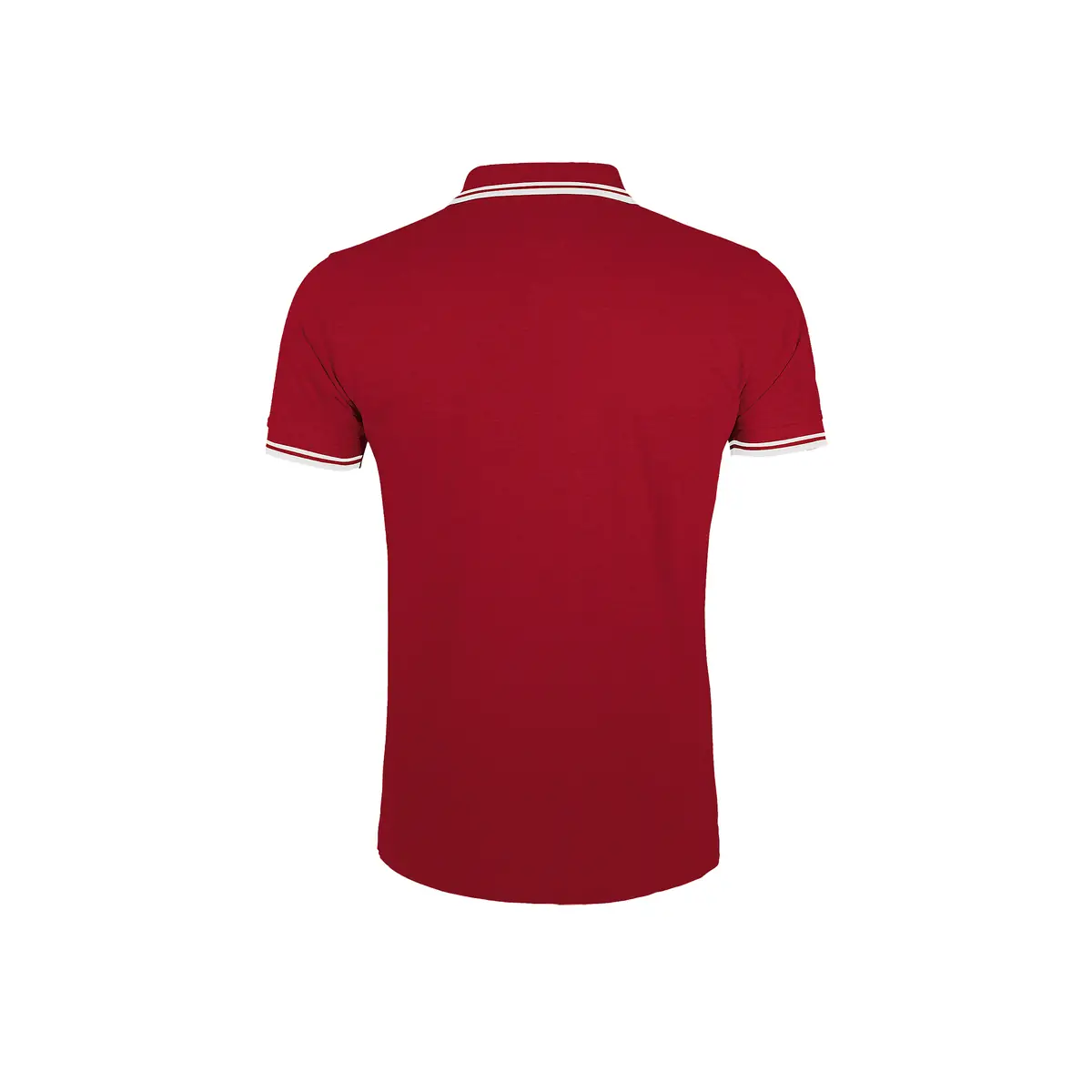 Polo hombre SOL’S PASADENA MEN 00577 14 Polo Sol’s PASADENA MEN en color Rojo/Blanco, vista trasera