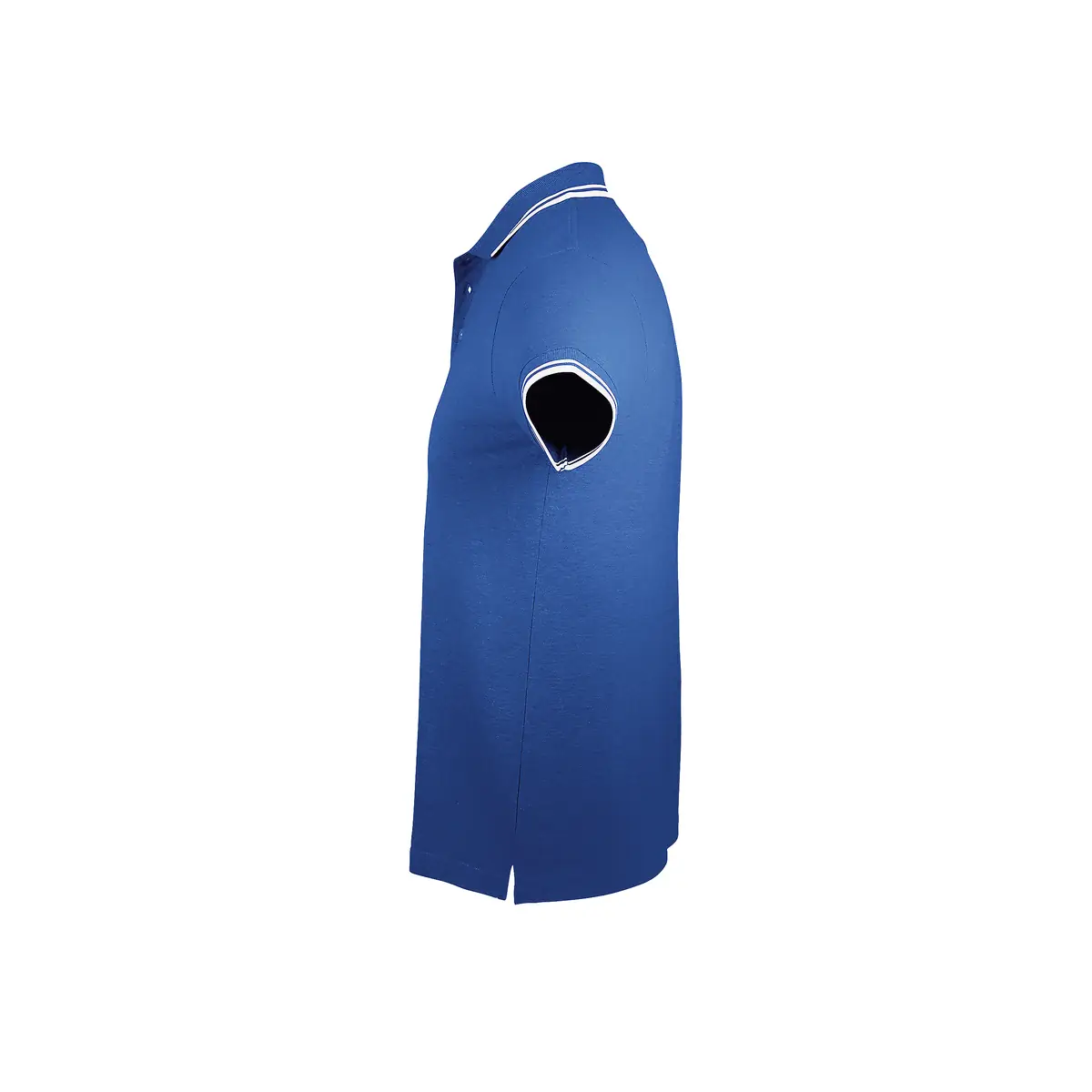 Polo hombre SOL’S PASADENA MEN 00577 28 Polo Sol’s PASADENA MEN en color Azul royal/Blanco, vista lateral