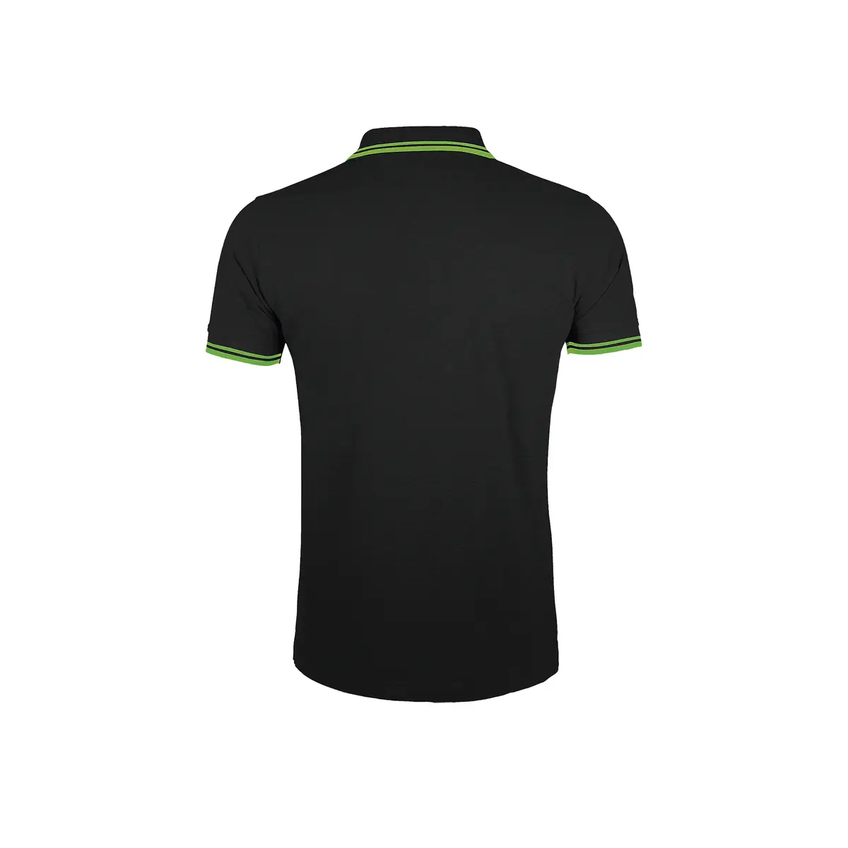 Polo hombre SOL’S PASADENA MEN 00577 8 Polo Sol’s PASADENA MEN en color Negro/Lima, vista trasera