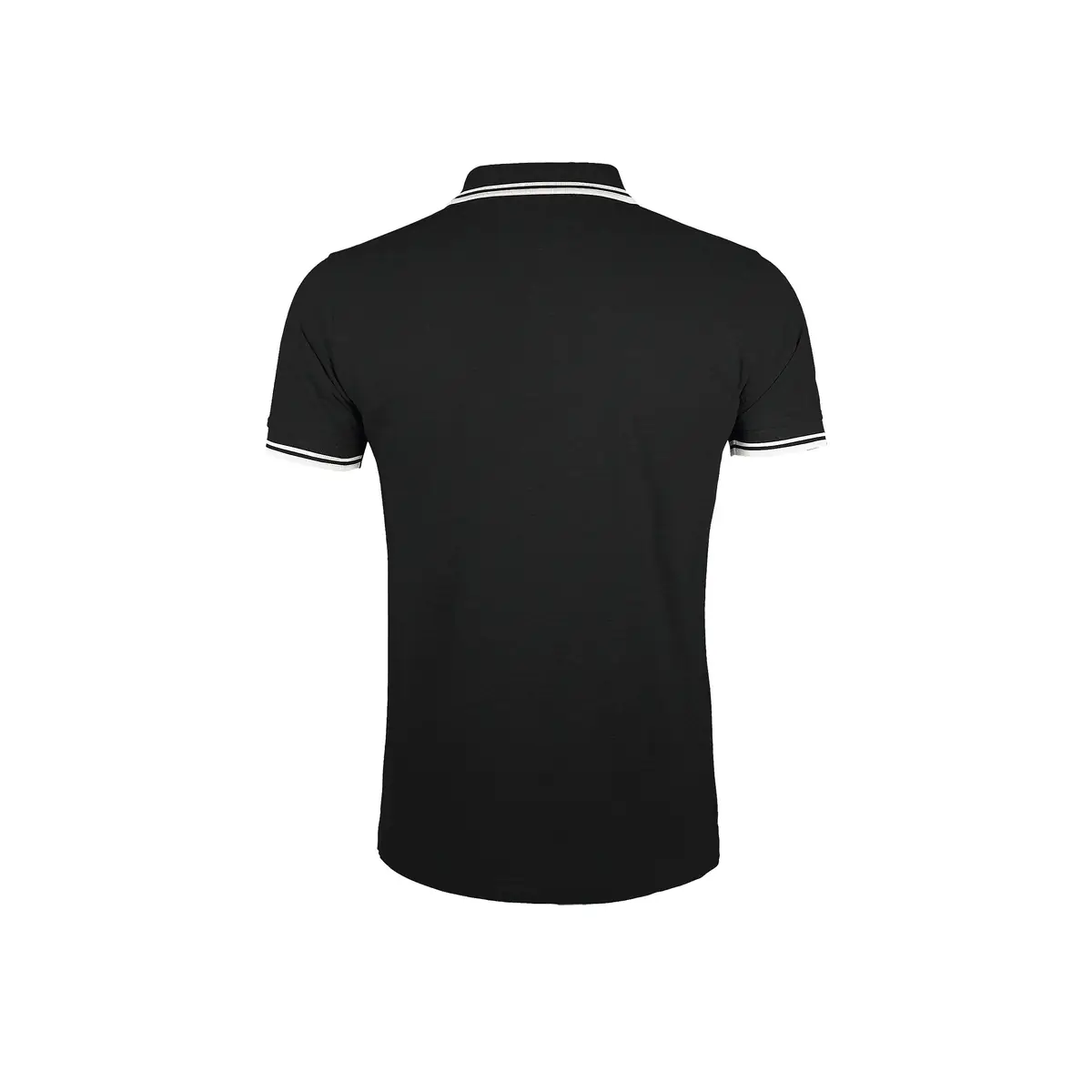 Polo hombre SOL’S PASADENA MEN 00577 5 Polo Sol’s PASADENA MEN en color Negro/Blanco, vista trasera