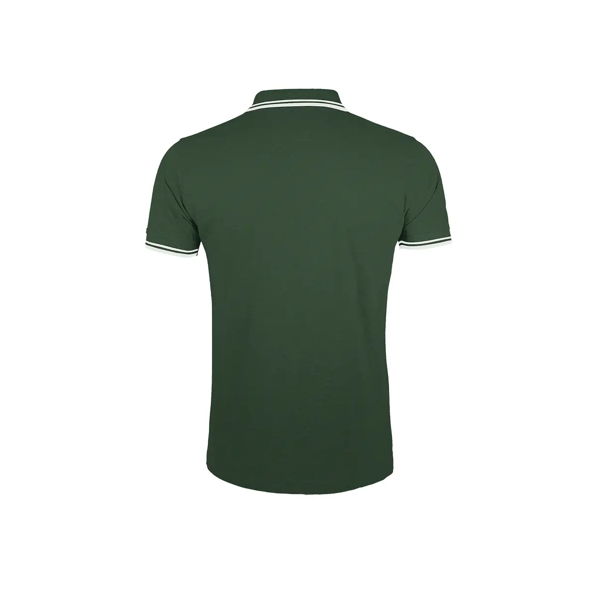Polo hombre SOL’S PASADENA MEN 00577 35 Polo Sol’s PASADENA MEN en color Verde bosque/Blanco, vista trasera
