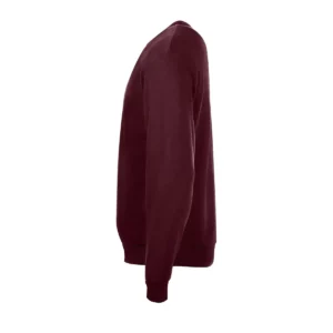 Sudadera SOL’S 01168 en Borgoña, vista lateral