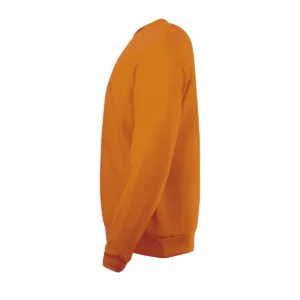 Sudadera SOL’S 01168 en Naranja, vista lateral