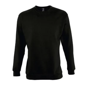 Sudadera SOL’S 01178 en Negro, vista frontal