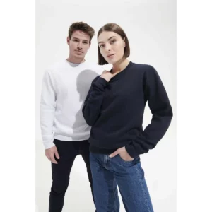 Sudadera SOL’S 01178, vista frontal con persona