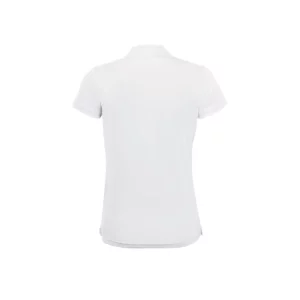 Polo Sol’s PERFORMER WOMEN en color Blanco, vista trasera