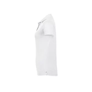 Polo Sol’s PERFORMER WOMEN en color Blanco, vista lateral