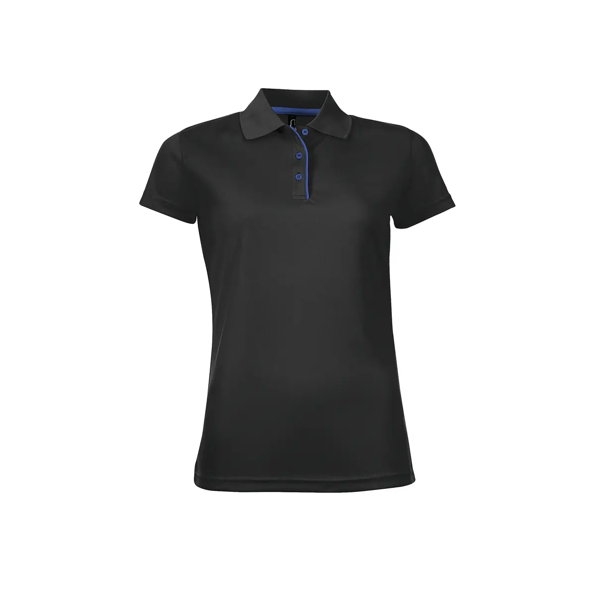 Polo mujer SOL’S PERFORMER WOMEN 01179 6 Polo Sol’s PERFORMER WOMEN en color Negro, vista frontal
