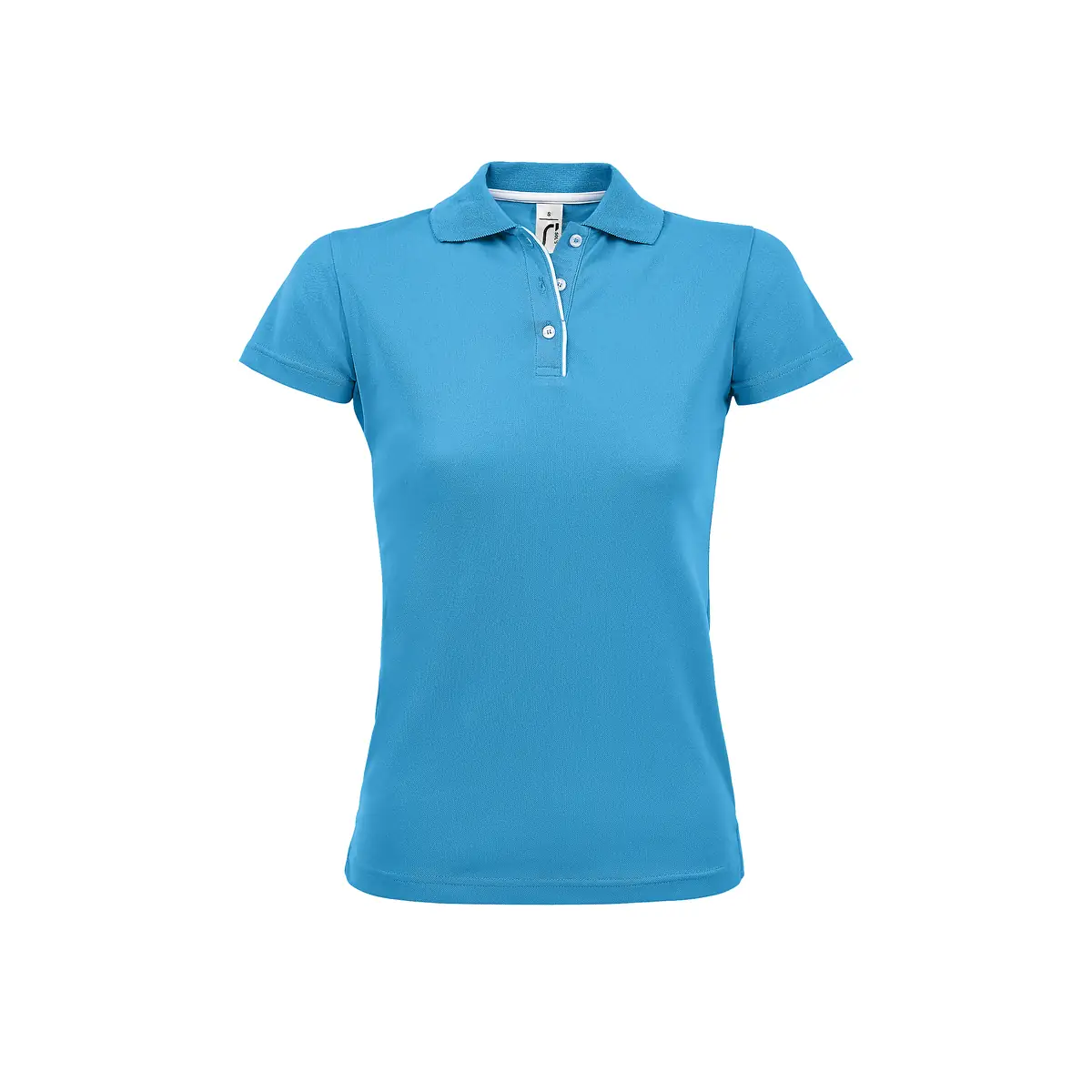 Polo mujer SOL’S PERFORMER WOMEN 01179 15 Polo Sol’s PERFORMER WOMEN en color Aqua, vista frontal