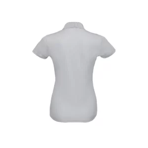 Polo Sol’s PERFORMER WOMEN en color Gris puro, vista trasera