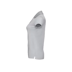 Polo Sol’s PERFORMER WOMEN en color Gris puro, vista lateral