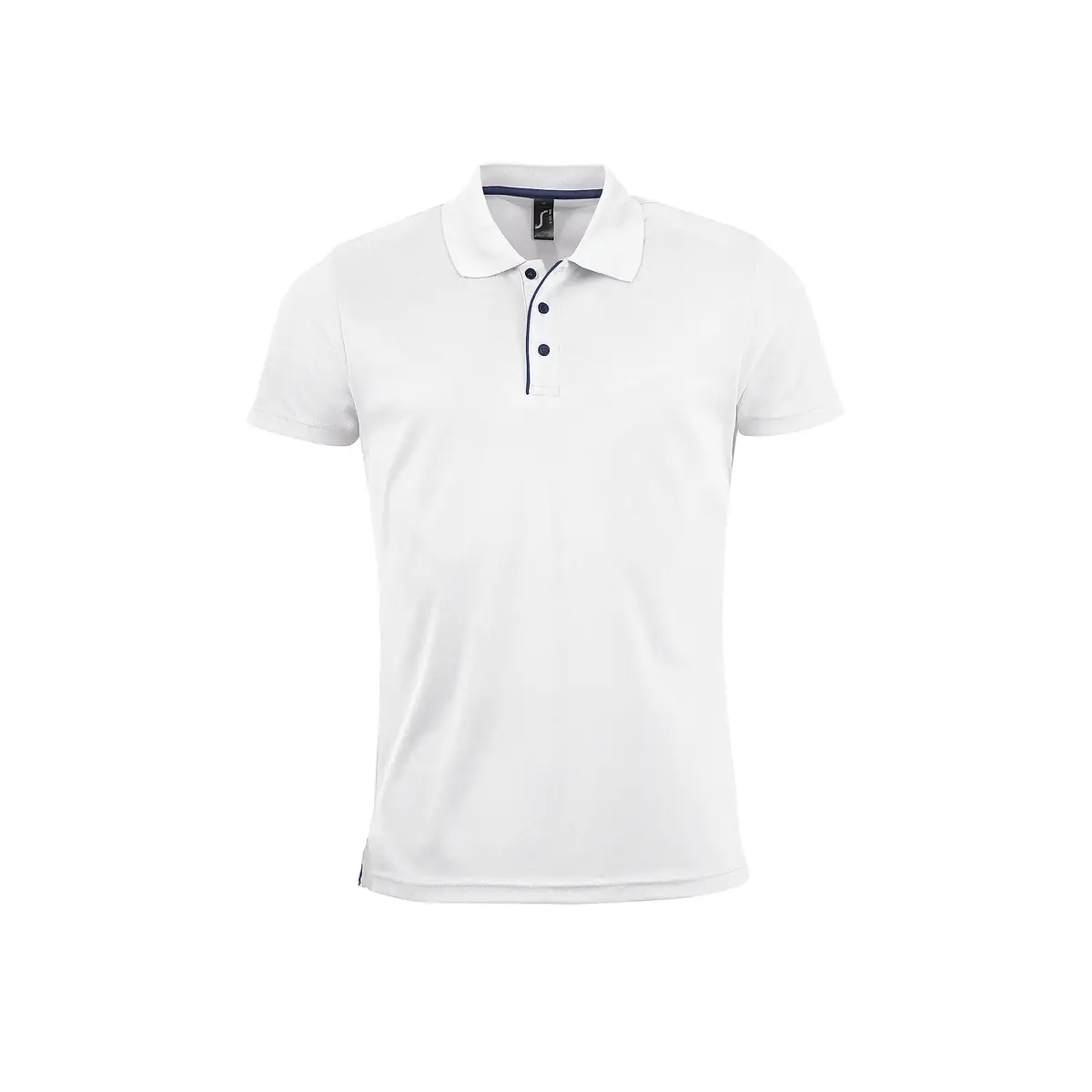 Polo hombre SOL’S PERFORMER MEN 01180 3 Polo Sol’s PERFORMER MEN en color Blanco, vista frontal