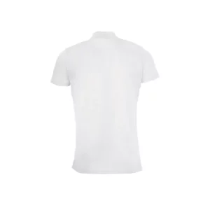 Polo Sol’s PERFORMER MEN en color Blanco, vista trasera