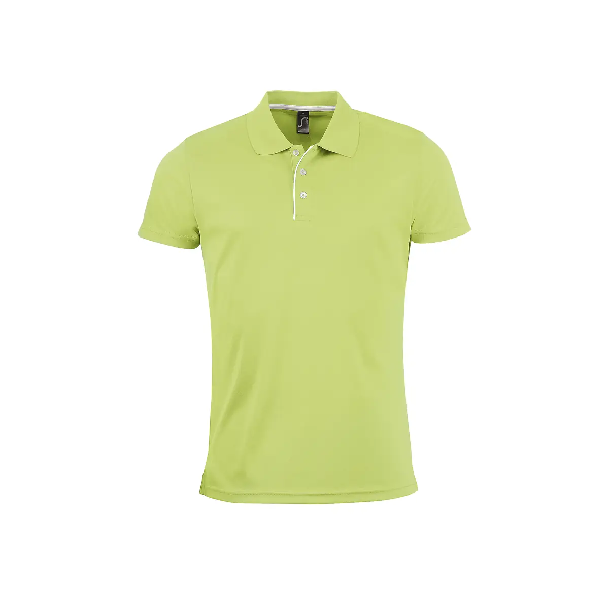 Polo hombre SOL’S PERFORMER MEN 01180 24 Polo Sol’s PERFORMER MEN en color Verde manzana, vista frontal