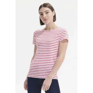 Camiseta SOL'S MILES WOMEN 01399, presentación con modelo