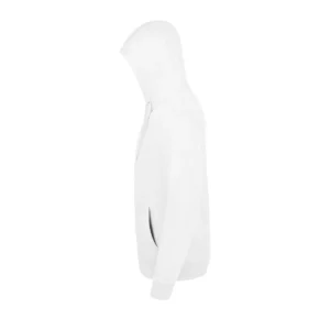Sudadera SOL’S 01714 en Blanco, vista lateral