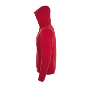 Sudadera SOL’S 01714 en Rojo, vista lateral