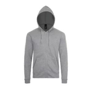 Sudadera SOL’S 01714 en Gris mezcla, vista frontal