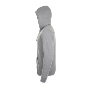 Sudadera SOL’S 01714 en Gris mezcla, vista lateral