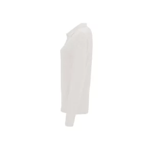 Polo Sol’s PERFECT LSL WOMEN en color Blanco, vista lateral