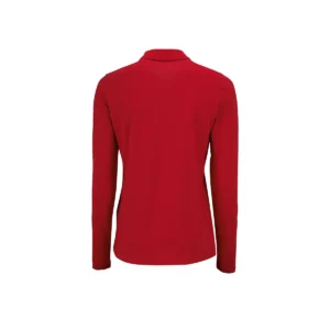 Polo Sol’s PERFECT LSL WOMEN en color Rojo, vista trasera