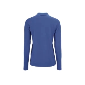 Polo Sol’s PERFECT LSL WOMEN en color Azul royal, vista trasera