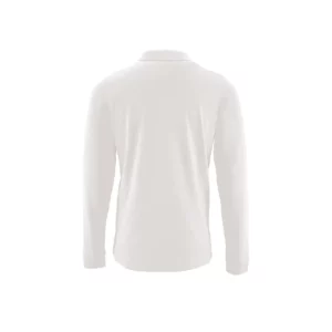 Polo Sol’s PERFECT LSL MEN en color Blanco, vista trasera