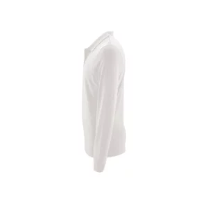 Polo Sol’s PERFECT LSL MEN en color Blanco, vista lateral