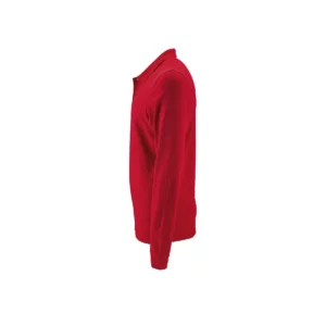 Polo Sol’s PERFECT LSL MEN en color Rojo, vista lateral