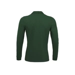 Polo Sol’s PERFECT LSL MEN en color Verde botella, vista trasera