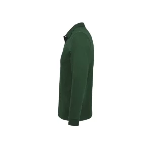 Polo Sol’s PERFECT LSL MEN en color Verde botella, vista lateral