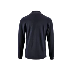 Polo Sol’s PERFECT LSL MEN en color French marino, vista trasera