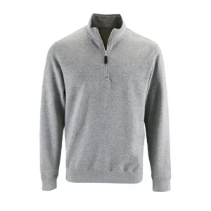 Sudadera SOL’S 02088 en Gris mezcla, vista frontal