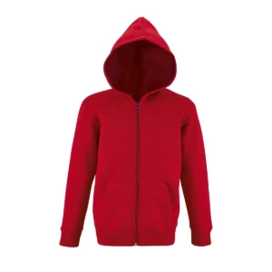 Sudadera SOL’S 02092 en Rojo, vista frontal