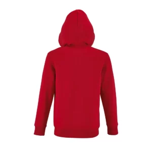 Sudadera SOL’S 02092 en Rojo, vista trasera
