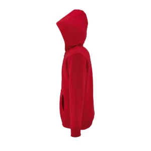 Sudadera SOL’S 02092 en Rojo, vista lateral