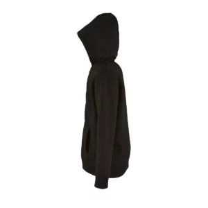 Sudadera SOL’S 02092 en Negro, vista lateral