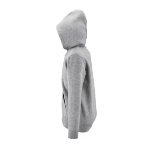 Sudadera SOL’S 02092 en Gris mezcla, vista lateral