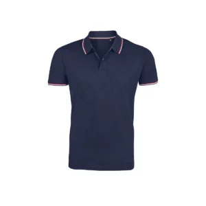 Polo Sol’s PRESTIGE MEN en color French marino, vista frontal