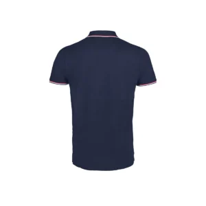 Polo Sol’s PRESTIGE MEN en color French marino, vista trasera