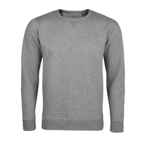 Sudadera SOL’S 02990 en Gris mezcla, vista frontal