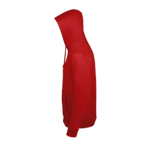 Sudadera SOL’S 02991 en Rojo, vista lateral