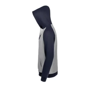 Sudadera SOL’S 02998 en Gris marino, vista lateral