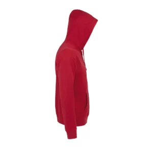 Sudadera SOL’S 03105 en Rojo, vista lateral