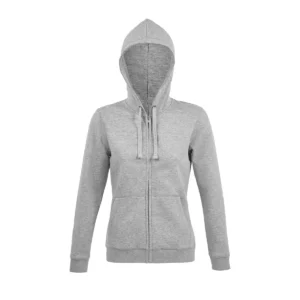 Sudadera SOL’S 03106 en Gris mezcla, vista frontal