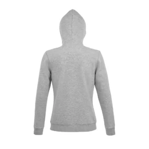 Sudadera SOL’S 03106 en Gris mezcla, vista trasera