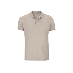 Polo Sol’s PLANET MEN en color Cuerda, vista frontal